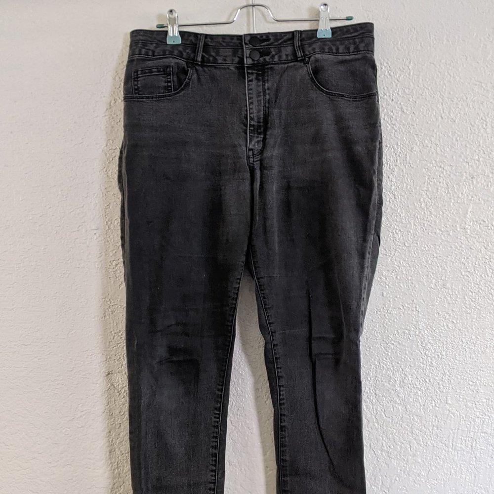 Mossimo 12 High Rise Skinny Black Denim Jeans